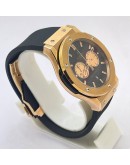 Hublot Classic Fusion Chronograph 2 Rose Gold Black Rubber Strap Watch