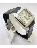 Cartier Santos 100 Swiss ETA Valjoux 7750 Steel  Watch