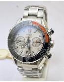 Omega Seamaster Planet Ocean Chronograph Grey SWISS ETA 2250 Valjoux Automatic Watch