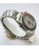 Omega Seamaster Planet Ocean Chronograph Grey SWISS ETA 2250 Valjoux Automatic Watch