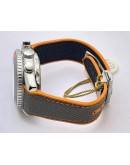 Omega Seamaster Planet Ocean Chronograph Grey Rubber Strap SWISS ETA 2250 Valjoux Automatic Watch
