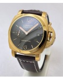 Panerai Marina Rose Gold Swiss ETA 2250 Valjoux Movement Automatic Mens Watch