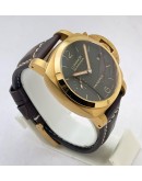 Panerai Marina Rose Gold Swiss ETA 2250 Valjoux Movement Automatic Mens Watch