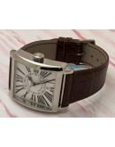 Franck Muller Square Master Leather Strap Watch