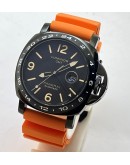 Panerai GMT Orange Rubber Strap Swiss ETA Automatic Watch