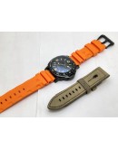 Panerai GMT Orange Rubber Strap Swiss ETA Automatic Watch