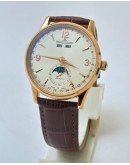 Jaeger Lecoultre Master Control Calendar Leather Strap Swiss Automatic Watch