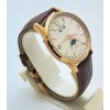 Jaeger Lecoultre Master Control Calendar Leather Strap Swiss Automatic Watch