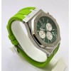 Audemars Piguet Chronometer Green Rubber Strap Watch
