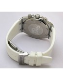 Audemars Piguet Chronometer White Rubber Strap Watch