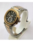 Patek Philippe Nautilus Annual Calendar Black Dual Tone Swiss Automatic Watch
