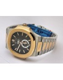 Patek Philippe Nautilus Annual Calendar Black Dual Tone Swiss Automatic Watch