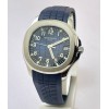 Patek Philippe Aquanaut Steel Blue Rubber Strap Swiss ETA Caliber 5168G Valjoux Movement Automatic Watch