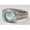 Rolex Day-Date Ice Blue Swiss ETA Automatic 7750 Valjoux Movement Watch