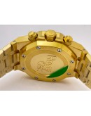 Audemars Piguet Royal Oak Chronograph Green Golden Swiss ETA Valjoux 7750 Automatic Watch