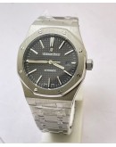 Audemars Piguet Royal Oak Steel Grey Swiss ETA Valjoux 7750 Automatic Watch