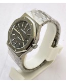 Audemars Piguet Royal Oak Steel Grey Swiss ETA Valjoux 7750 Automatic Watch