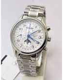 Longines Master Collection Steel Bracelet Swiss ETA 7750 VALJOUX Automatic Watch