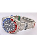 Rolex GMT Master ii Pepsi Oyster Bracelet Swiss ETA 3285 Valjoux Movement Watch