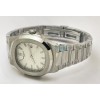 Patek Philippe Nautilus Steel White Watch