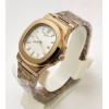 Patek Philippe Nautilus Rose Gold White Watch