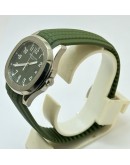 Patek Philippe Aquanaut Green Rubber Strap Watch