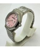 Audemars Piguet Royal Oak Diamond Pink Mother of Pearl Ladies Watch