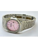 Audemars Piguet Royal Oak Diamond Pink Mother of Pearl Ladies Watch