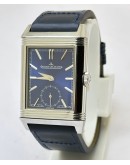 Jaeger Lecoultre Reverso Tribute Duoface Steel Swiss ETA 7750 Valjoux Movement Watch