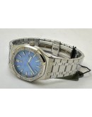 Audemars Piguet Royal Oak Diamond Sky Blue Mother of Pearl Ladies Watch