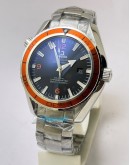 Omega Seamaster Orange Bezel Swiss Automatic Watch