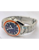 Omega Seamaster Orange Bezel Swiss Automatic Watch