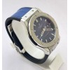 Hublot Vendom Classic Steel Blue 2 Leather Strap Swiss Automatic Watch