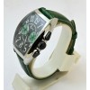 Franck Muller Casablanca Chronograph Green Leather Strap Watch