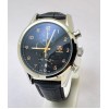 Tag Heuer Carrera Calibre 1887 Chronograph Black Leather Strap Watch