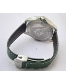 Tag Heuer Aquaracer Calibre 5 Green Leather Strap Swiss Automatic Watch