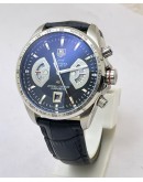 Tag Heuer Grand Carrera Calibre 17 RS 2 Leather Strap Steel  Watch