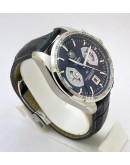 Tag Heuer Grand Carrera Calibre 17 RS 2 Leather Strap Steel  Watch