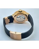 Ulysse Nardin Maxi Marine Rose Gold Black Rubber Strap Swiss Automatic Watch