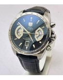 Tag Heuer Grand Carrera Calibre 17 Leather Strap Swiss ETA 7750 Valjoux Movement Automatic Watch