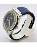 Hublot Vendom Classic Blue Leather Strap Swiss Automatic Watch