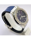 Hublot Vendom Classic Blue Leather Strap Swiss Automatic Watch