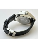 I W C Big Pilot Grey Black Leather Swiss Automatic Watch