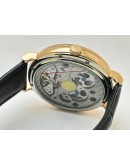 I W C Schaffhausen Portofino Sun Moon Phase Black Rose Gold Swiss Automatic Watch