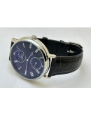 I W C Schaffhausen Portofino Sun Moon Phase Black Steel Swiss Automatic Watch