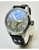 I W C Big Pilot Double Tourbillon Grey Steel Swiss Automatic Watch