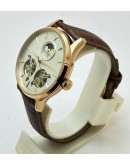 Jaeger Lecoultre Moon Phase Double Tourbillon Swiss Automatic Watch