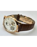 Jaeger Lecoultre Moon Phase Double Tourbillon Swiss Automatic Watch