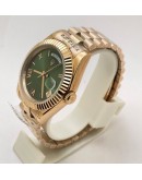 Rolex Day-Date Green Dial Rose Gold Swiss Automatic Watch