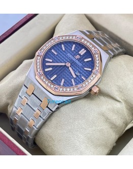 Audemars Piguet Royal Oak Diamond Blue Ladies Watch